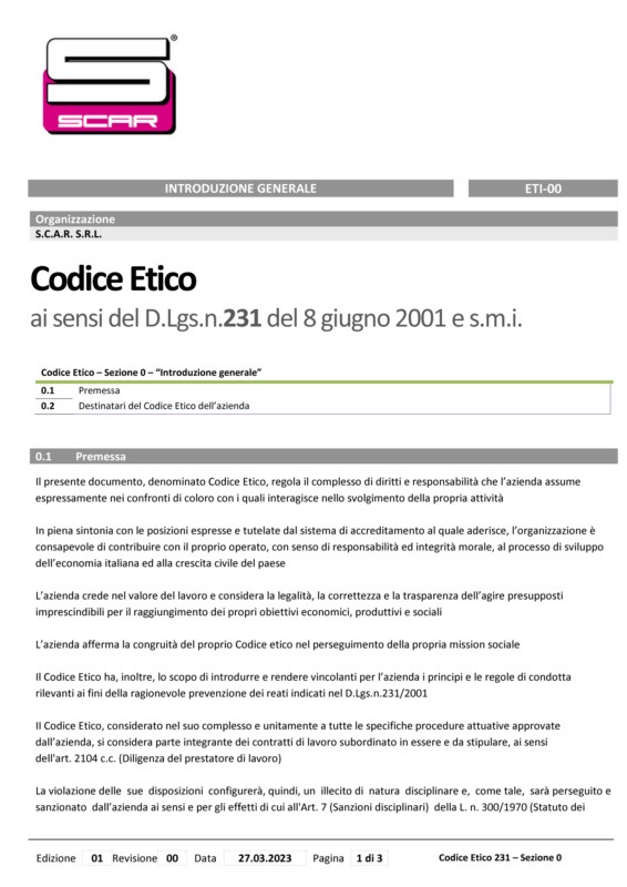 Scar_Srl_MOGC_Codice_Etico